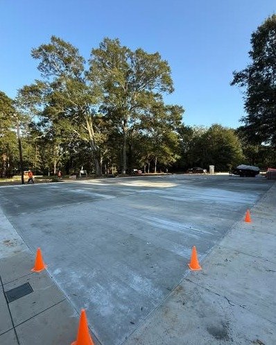 Concrete Parking Lot Installation in Concord, NC