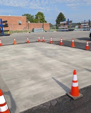 Concrete Parking Lot Repair in Concord, NC