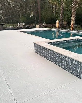 Concrete Pool Deck Installation in Concord, NC
